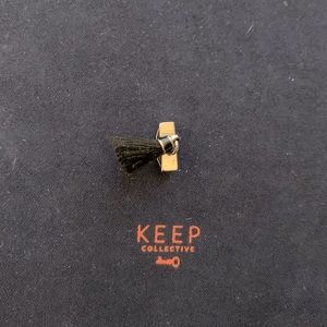 KEEP Collective New Adventures Tassel in black and silver